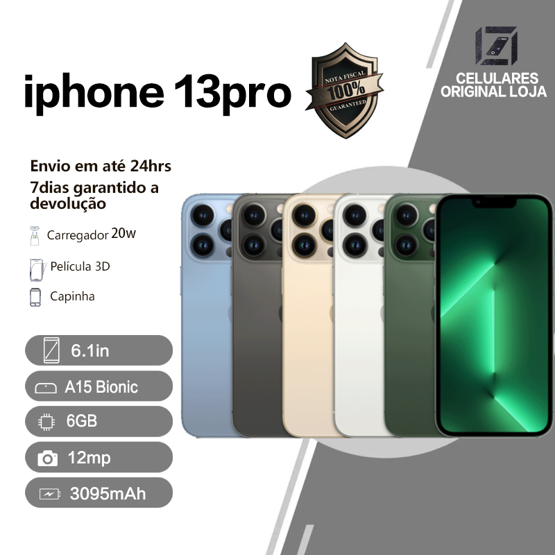 Celular IPhone 13 Pro/ 128/256GB 100% Original Com Garantia