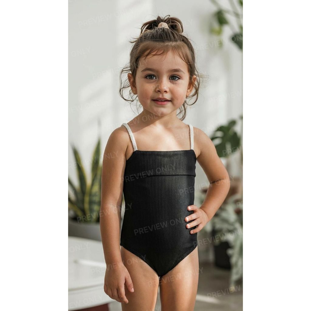 💎 Body Infantil Anarruga com Alças de Brilho – Moda Kids Elegante 💎 em Oferta na Shopee