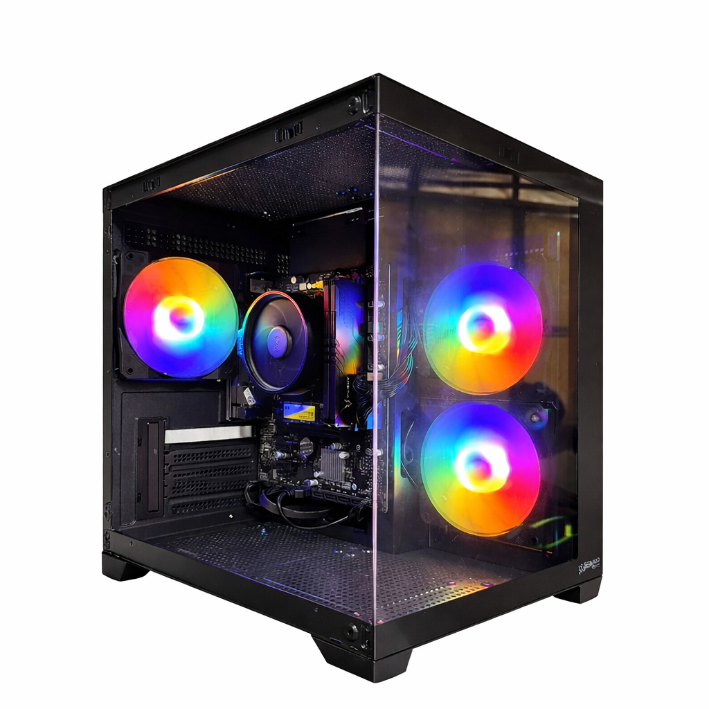 PC GAMER AMD RYZEN 5 5600GT, 32GB RAM, NVME 1TB, 600W, GABINETE GAMER COM 3 FANS