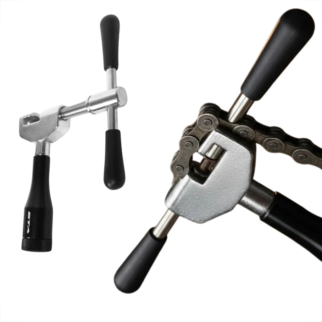 Sacador Pino Desmontável Corrente 12V Extrator Porta Pino Corrente Chave Bike Oficina Mecanico