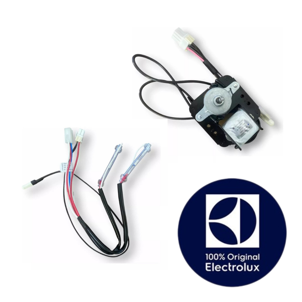 KIT VENTILADOR/SENSOR PARA GELADEIRA ELECTROLUX ORIGINAL (127V) - DF47-DF50-DF50X-DFW50-DW49X-DW50X