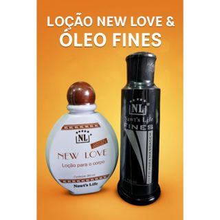 Loção para ao corpo New love ou Óleo Fines -   Nawts Life em Oferta na Shopee