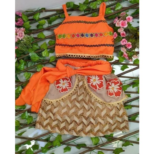 Vestido Infantil Tema Moana Festa Luxo com Tiara