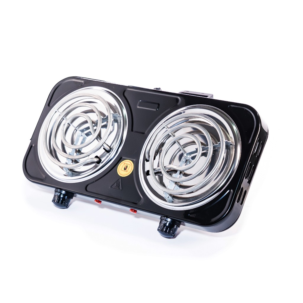 Imagem Fogão Cooktop Fogareiro Elétrico 2 Bocas 2500W Portátil 110 E 220v