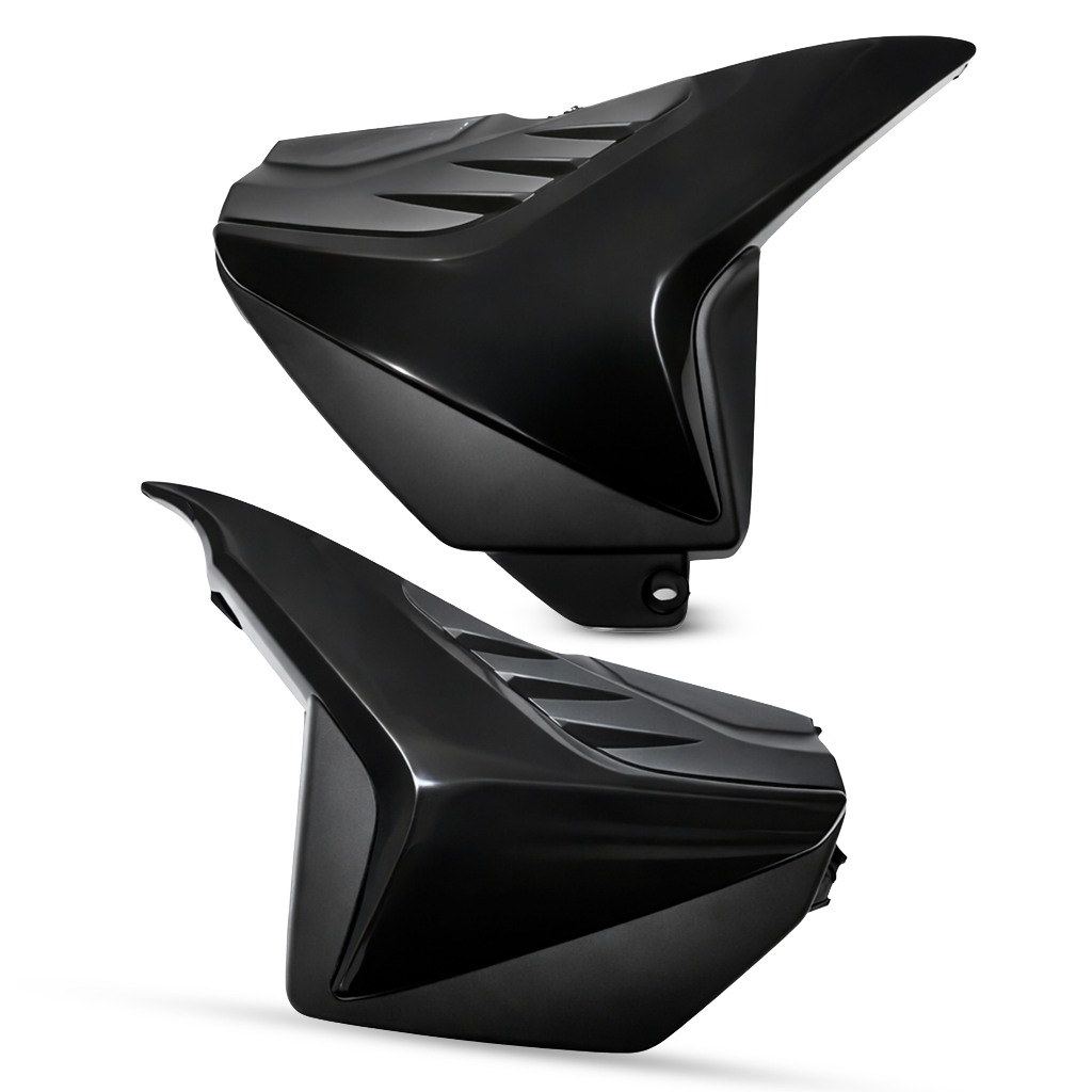 Tampa Carenagem Lateral Honda Fan 125 2009 Ate 2013 Preto Injetado (par) Sem Adesivo