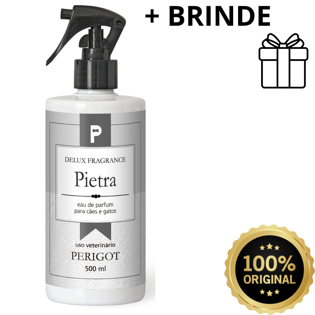 Perfume Linha Delux Pietra Perigot 500ml Cães E Gatos