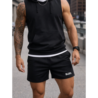 Short Moletinho Academia Masculino Várias Cores Treino Curto Com Elástico e Bolsos Bermuda de Academia Confortável Blish