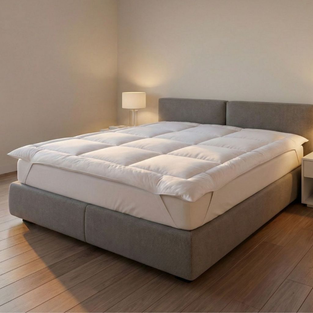 Pillow Top Protetor De Colchão Cama Box Casal/Queen 730 G/m² Cor Branco Extra Macio em Oferta na Shopee