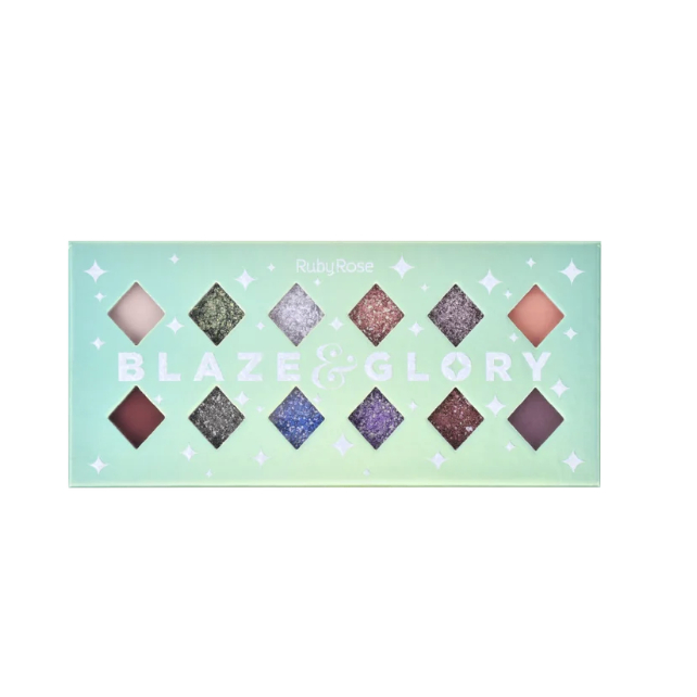 Paleta De Sombra Blaze Glory Hb1083 Ruby Rose