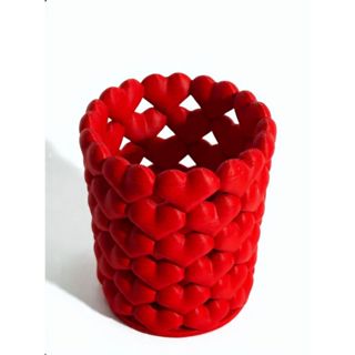 Porta Caneta/Pincel de Coração - Organizador em Oferta na Shopee