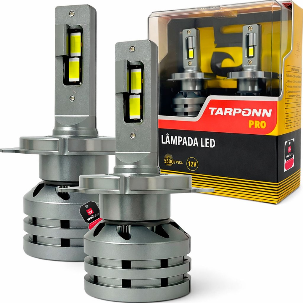 Ultra Led TX5 H1 H3 H7 H8 H9 H11 H16 H27 HB3 HB4 6K 11000lm 50W em Oferta na Shopee