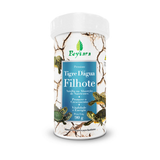 Ração Premium Tigre D'água Filhote Tartarugas Aquática Aquário 90g em Oferta na Shopee