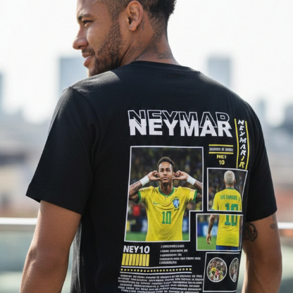 Camiseta Neymar Jr 100% algodão unissex camisa menino ney Ney10 design exclusivo e durável em Oferta na Shopee