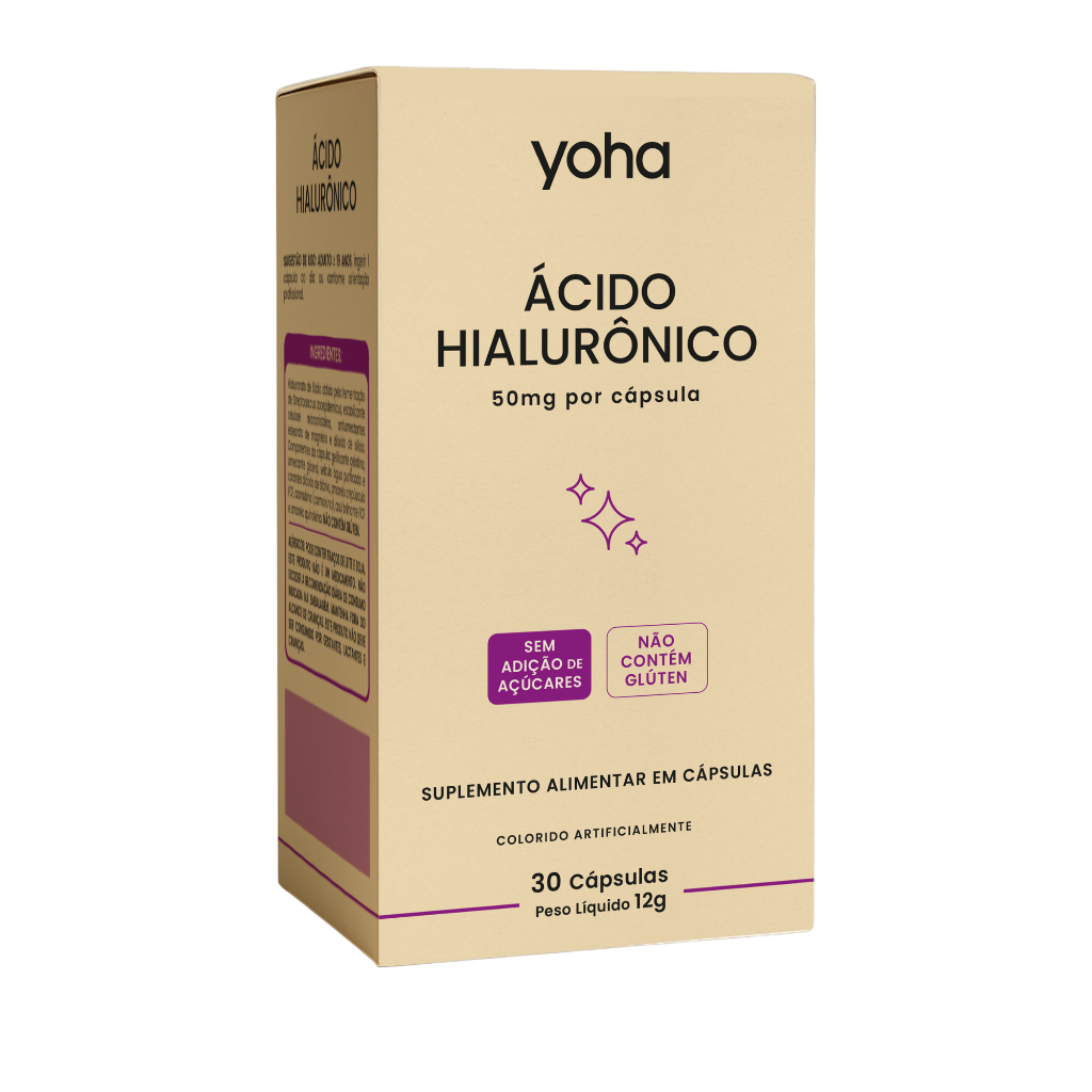 Ácido Hialurônico 30 Cápsulas - Yoha