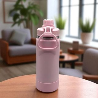 Garrafa Térmica 550ml Sem Bpa Ideal Para Academia Aço Inox Base Silicone em Oferta na Shopee