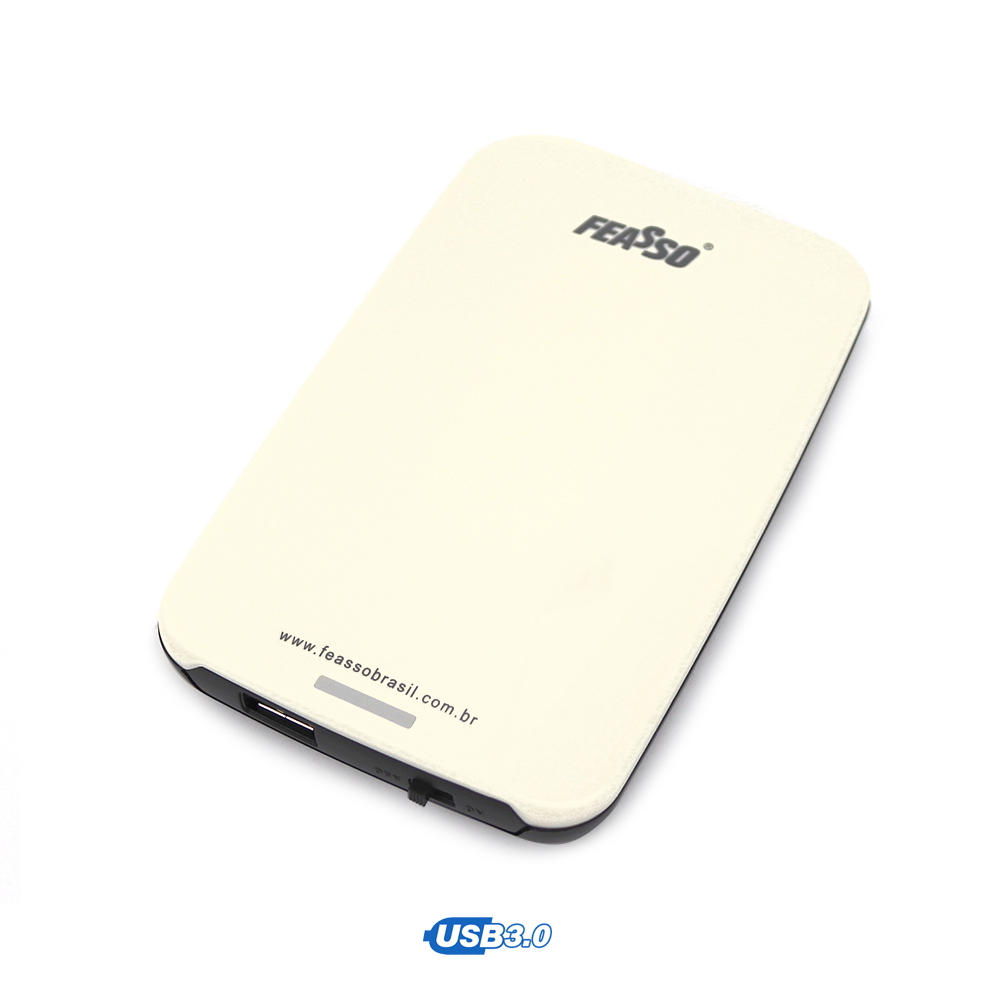 Case Externa Feasso Para SSD e HD Sata 2.5 Usb 3.0 Gaveta Hd Notebook SSD