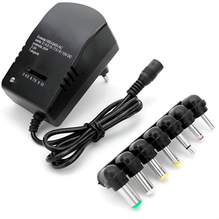 Fonte Carregador Universal 3v 4.5v 6v 7.5v 9v 12v Bivolt 7 Plugues Notebook Roteador Camera Gamer em Oferta na Shopee