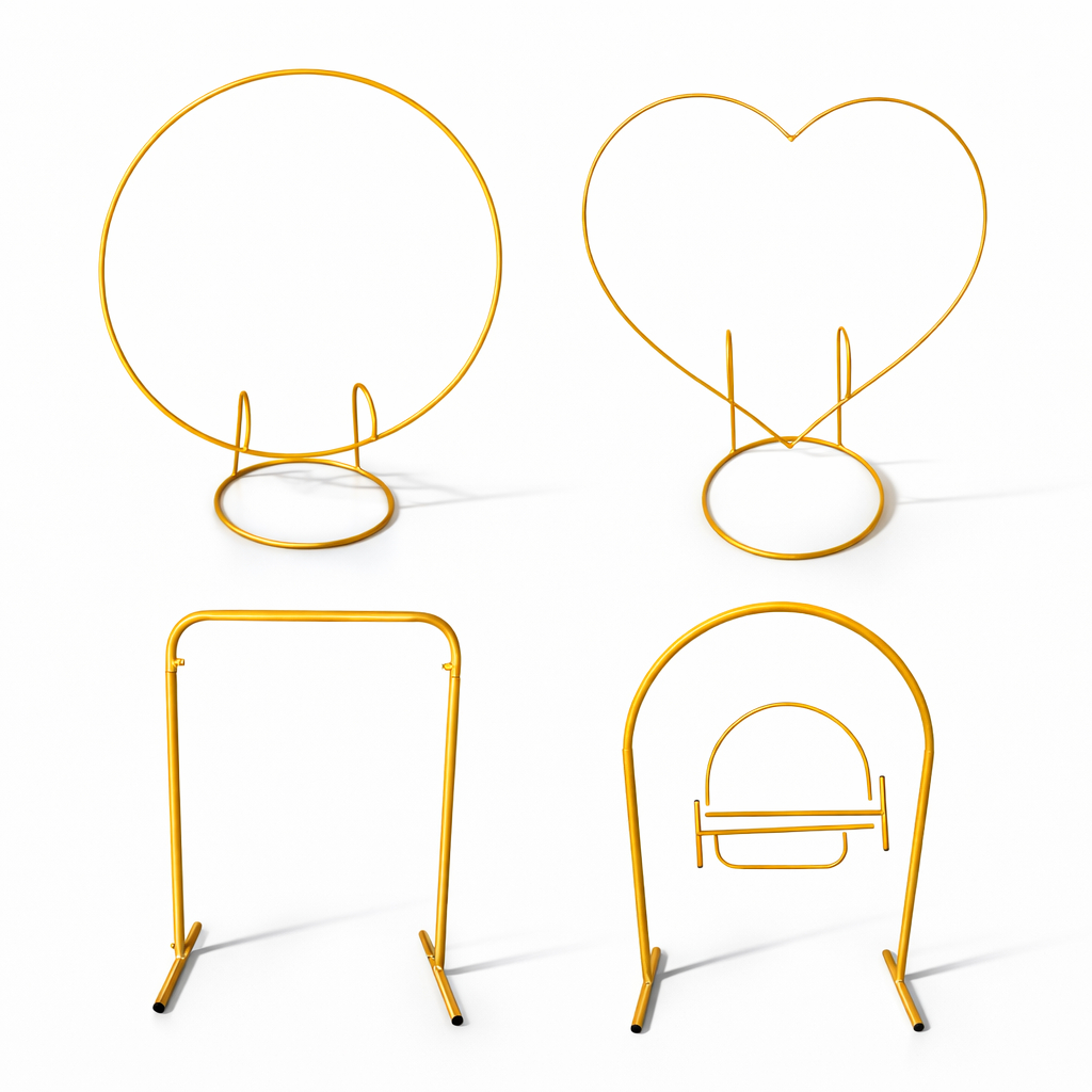 KIT 4 MINI ARCOS DE MESA + VENDIDOS FESTA DECORAÇÃO