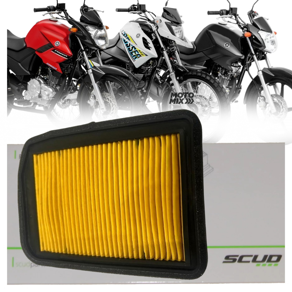 FILTRO AR FACTOR 150/ FAZER 150/ XTZ 150 CROSSER SCUD