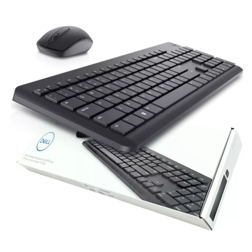 Teclado e Mouse Sem Fio Dell - Wireless - KM3322W