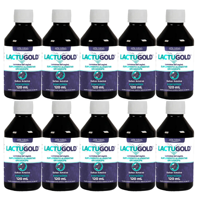 10un Lactugold (lactulose) Ameixa 120ml Arte Nativa em Oferta na Shopee