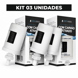 03 Velas Filtro de Barro Carvão Ativado Dupla Ação Alcalina - PARA TODOS FILTRO BARRO UNIVERSAL em Oferta na Shopee