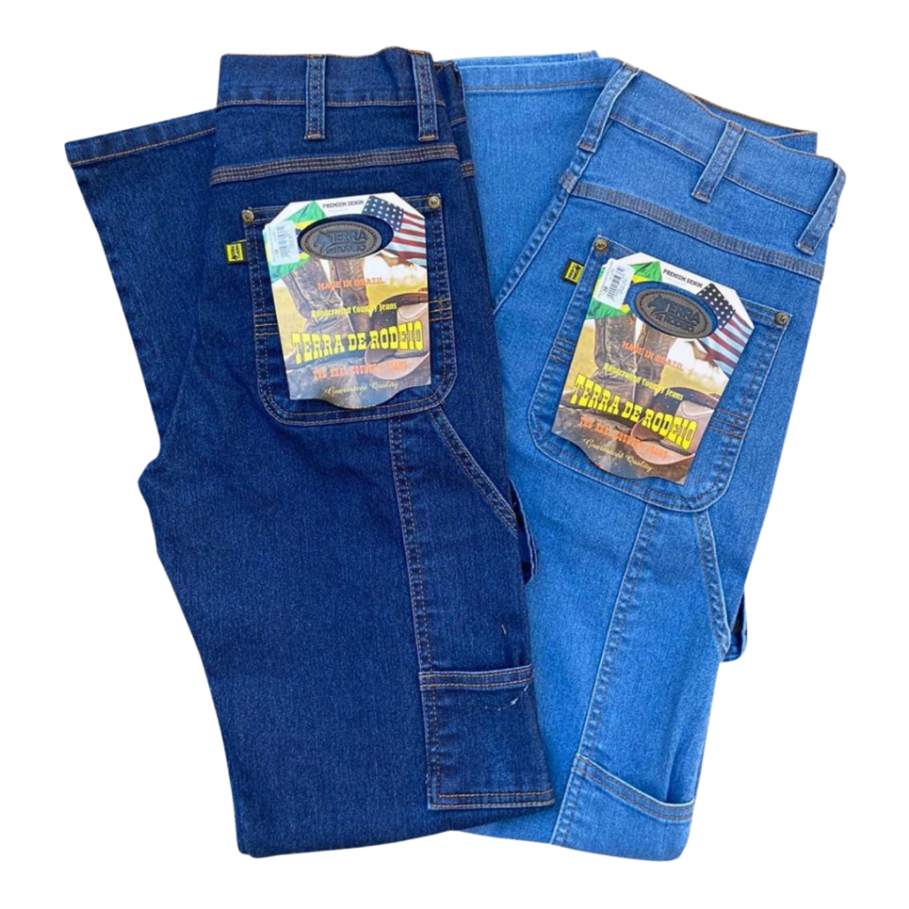 Calça Country Masculina Carpinteira Terra de Rodeio Cowboy Original em Oferta na Shopee