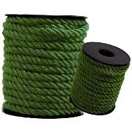 CORDAO SÃO FRANCISCO VERDE MUSGO 5MM ROLO COM 50 METROS
