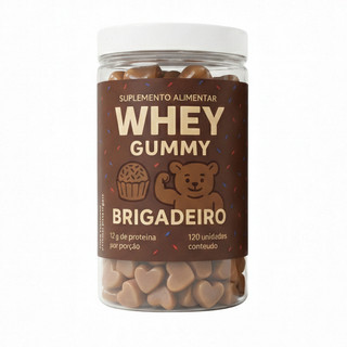 Whey Gummy Big Gummies Doce De Leite 12g proteína dose 120un Zero Açúcar Alta Perfomance…