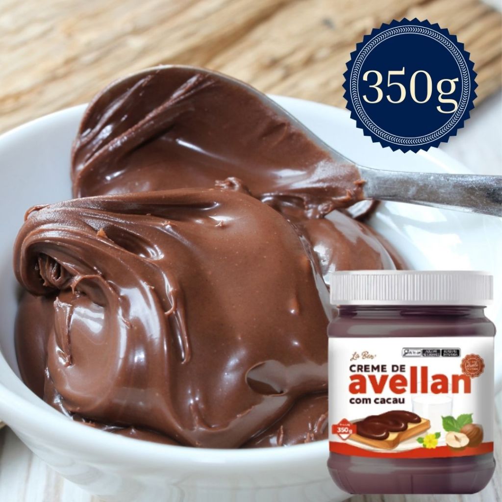 Creme De Avelã com Cacau 1kg La Ben - Doce no pote