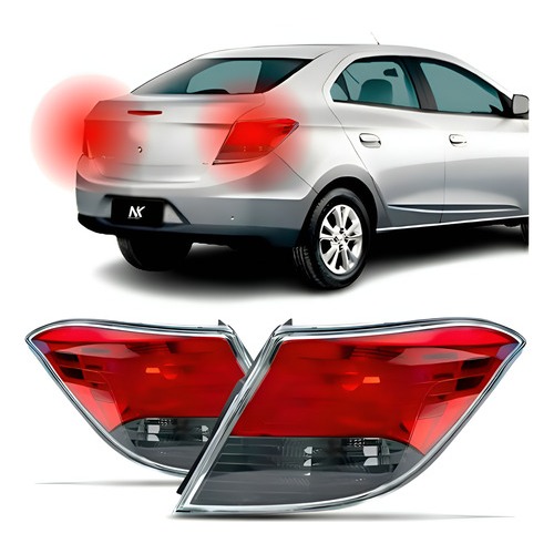 Par/Un Lanterna Traseira Prisma 2013 2014 2015 2016 1ª Linha Novo em Oferta na Shopee