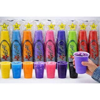 Copo Descartável Colorido 50 Unidades – Marca Louri em Oferta na Shopee
