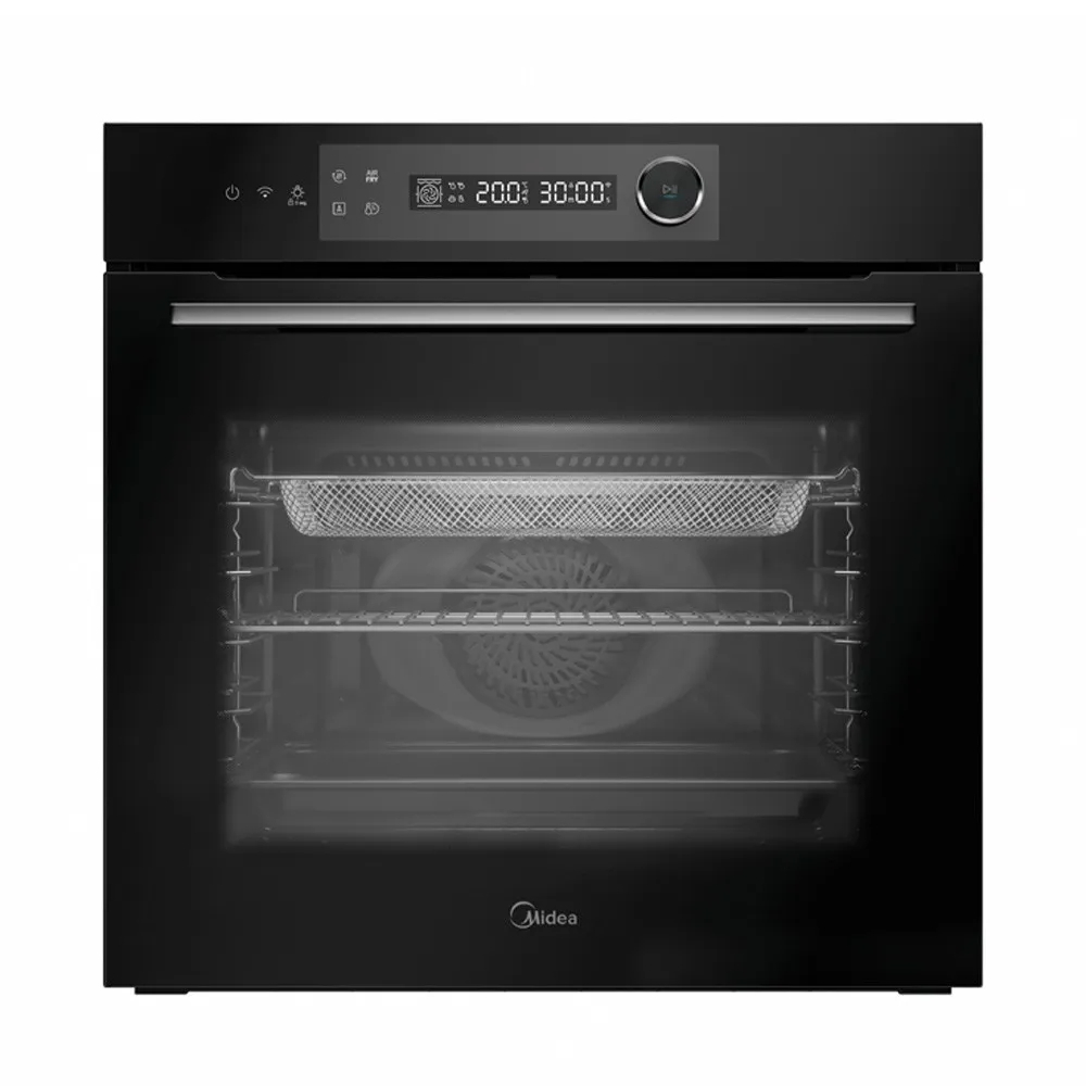 Forno Elétrico Embutir Midea 80L Touch Smart Com Função AirFryer, Timer Digital e Iluminação interna