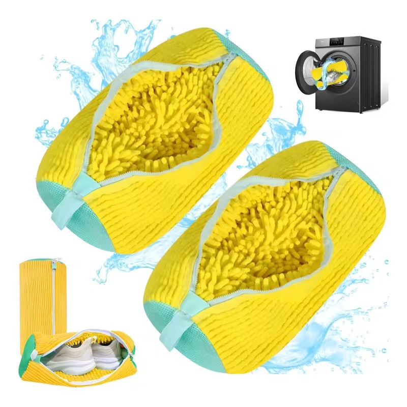 Saco de Lavagem para Tênis e Sapatos – Protege na Máquina, Limpeza Profunda sem Danificar