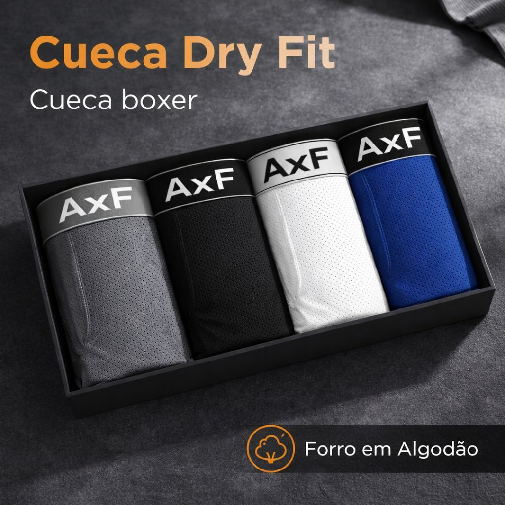 Kit Cuecas Dry Fit Malha Fria Importada