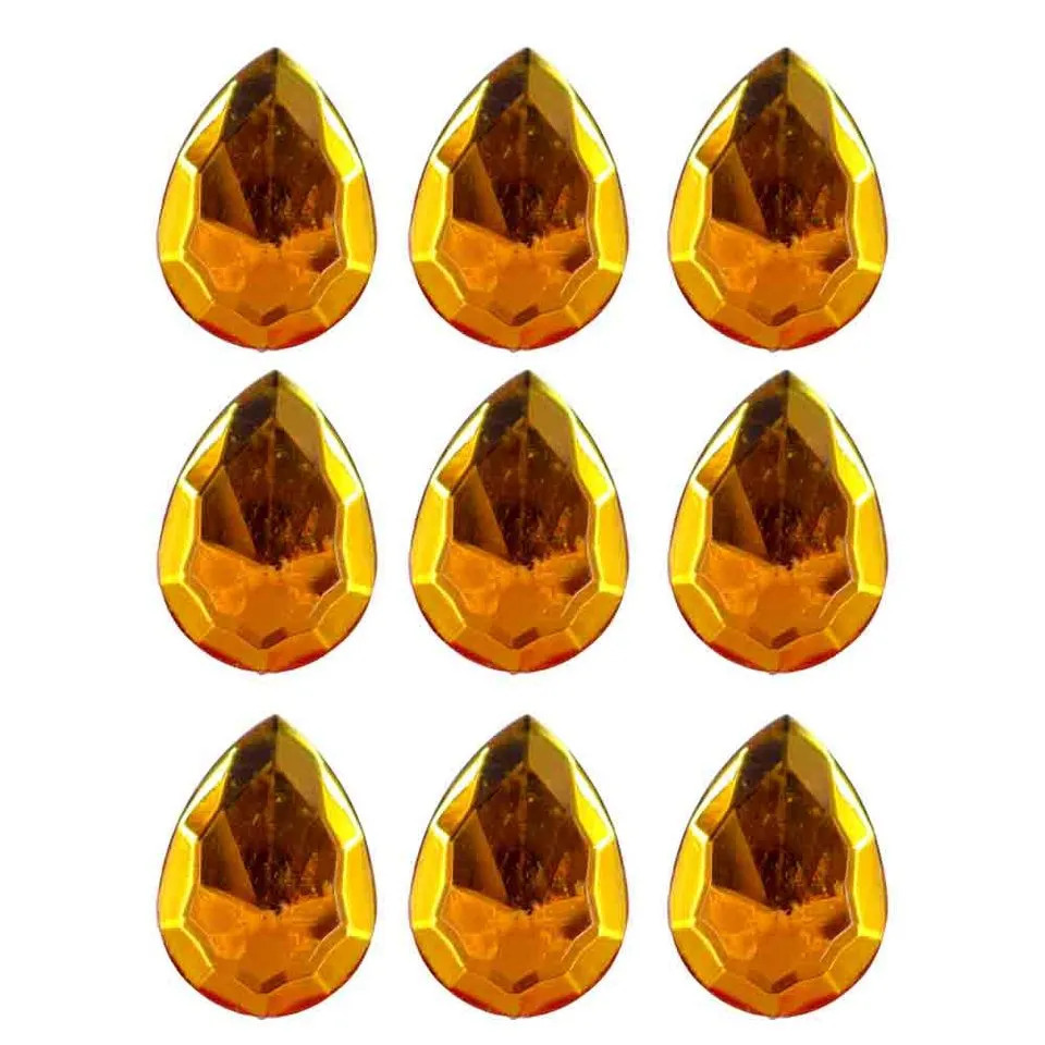 CHATON ( GOTA )  18 X 25 mm ( COLAGEM ) cor AMBAR em Oferta na Shopee