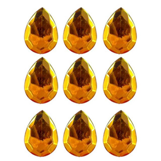 CHATON ( GOTA )  18 X 25 mm ( COLAGEM ) cor AMBAR em Oferta na Shopee