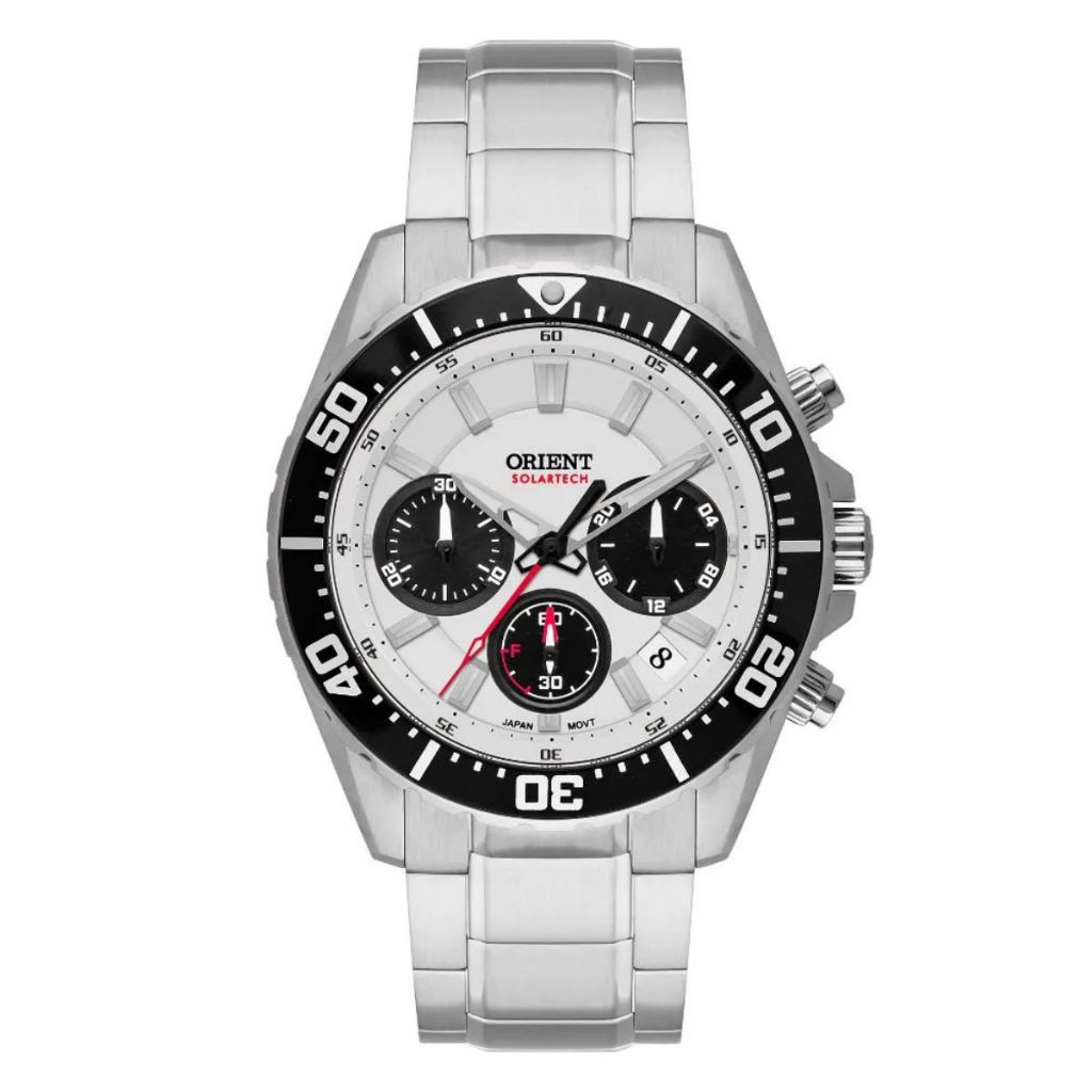 RELÓGIO ORIENT MASCULINO ST ELITE SOLARTECH MBSSC288 S1SX