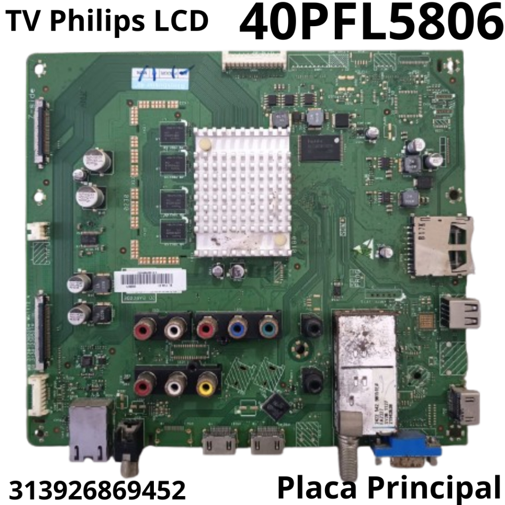 2948 Placa Principal para tv LED Philips Modelo: 40PFL5806