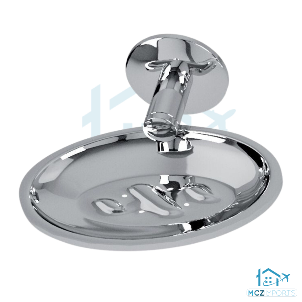 Saboneteira Porta Sabonete Inox Parede com Fixação dupla em Oferta na Shopee