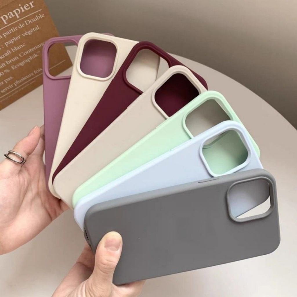 Capa Copativel com IPhone 12/12 Pro Várias Cores Silicone Capinha Protetora Várias cores - Ótima qualidade