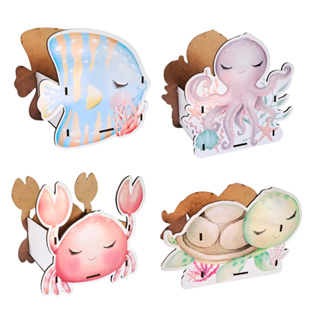 Centro de Mesa Cachepo Fundo do Mar Meninas Variados mdf Adesivado aniversários e festas em Oferta na Shopee