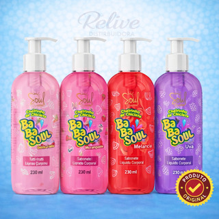 Sabonete Liquido BABASOUL SOUL Cheirinho de Chiclete 230ml Limpeza Profunda Suave Perfume…