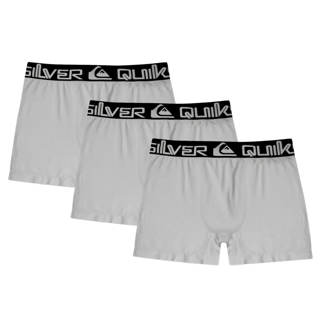 Kit 1 , 3 ou 6 Unidades Cueca Quiksilver Boxer Seamless Cós Largo