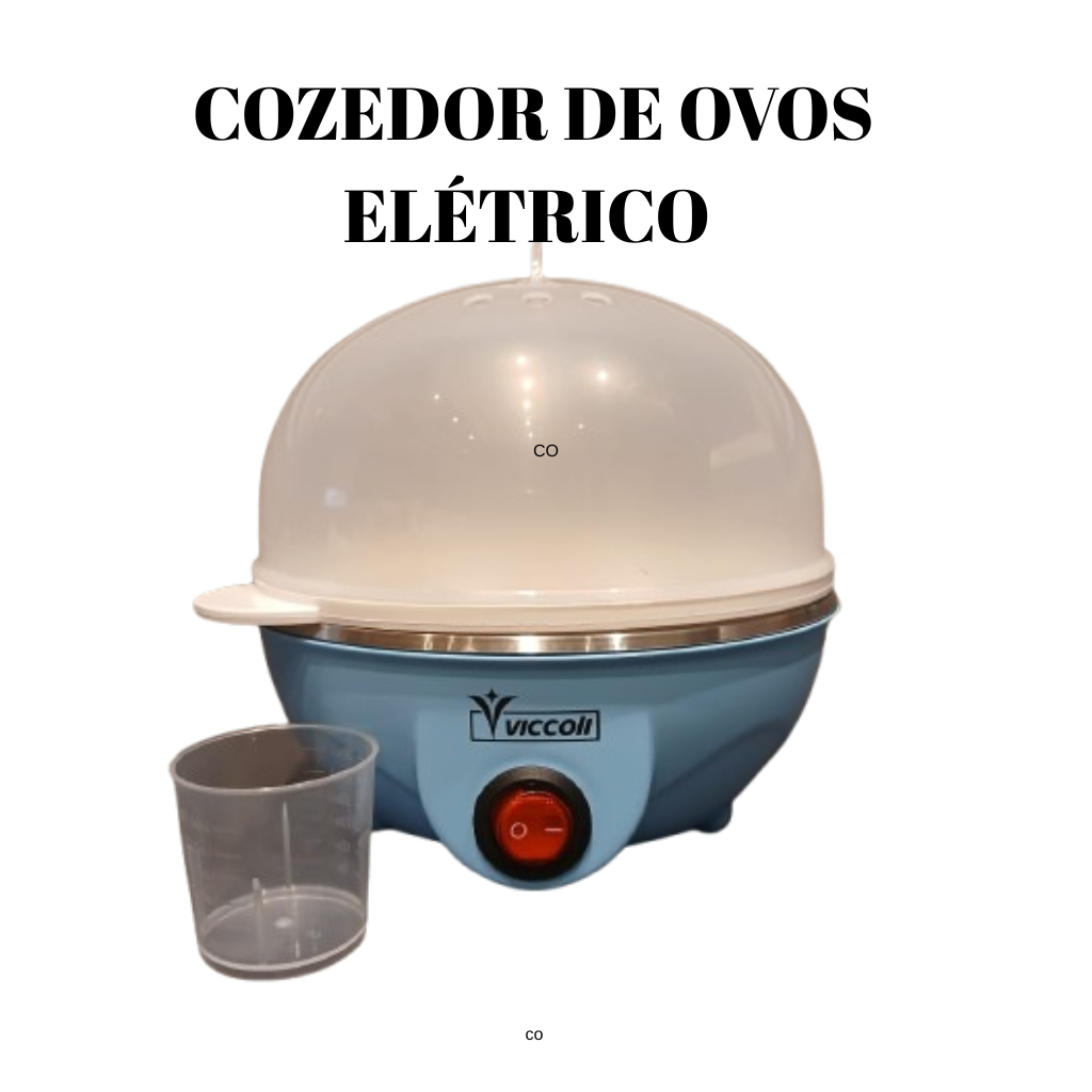 Cozedor de Ovos Elétrico Portátil Cozinha à Vapor 110V  Multifuncional Legumes Cor Aleatória