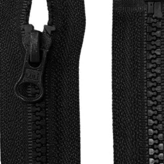 Zíper Jacaré 65 cm Destacável Jaqueta e bolsas Trator Vislon Dentado