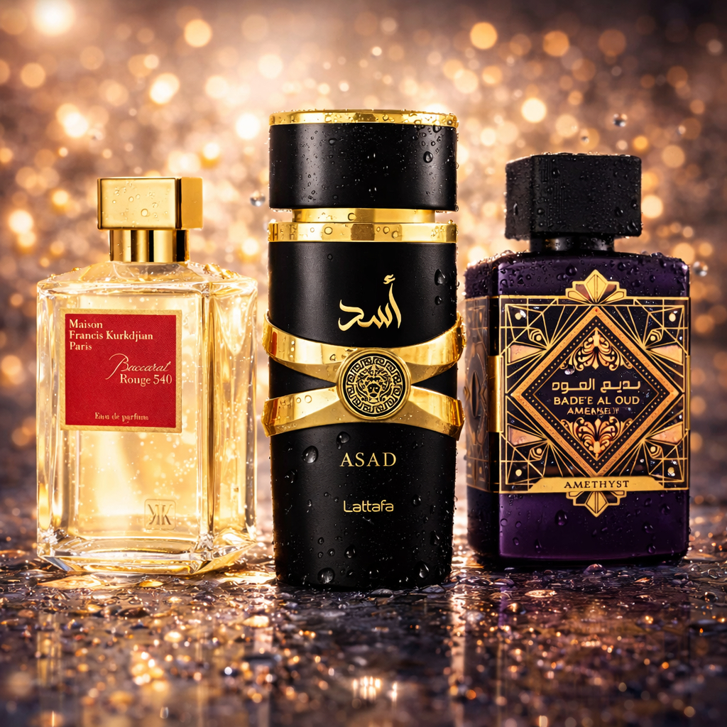 Kit 3 Perfumes Masculinos Árabes Premium Importados Aroma Intenso Essência Concentrada Longa Duração em Oferta na Shopee