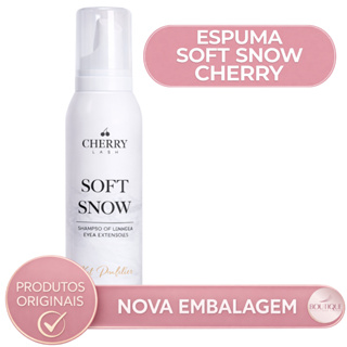 Espuma de Limpeza Cherry Lash Soft Snow para Extensão de Cílios 120ML em Oferta na Shopee