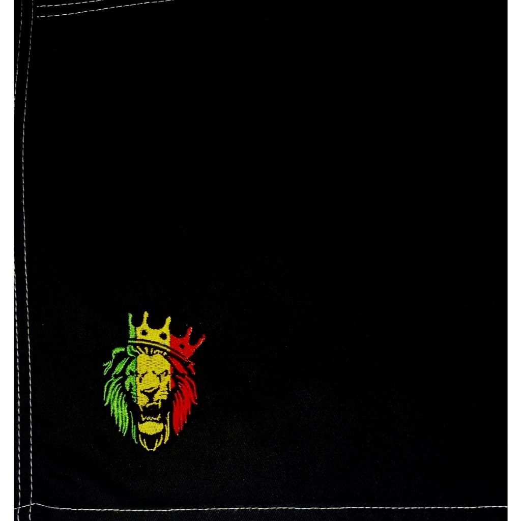 Bermuda Cargo " Mad Lion " Bordada Oversized Streetwear Unissex