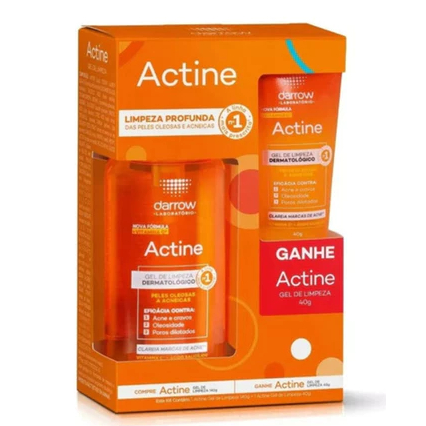 Kit Actine Darrow Gel de Limpeza 140g + Gel de Limpeza 40g (Original)